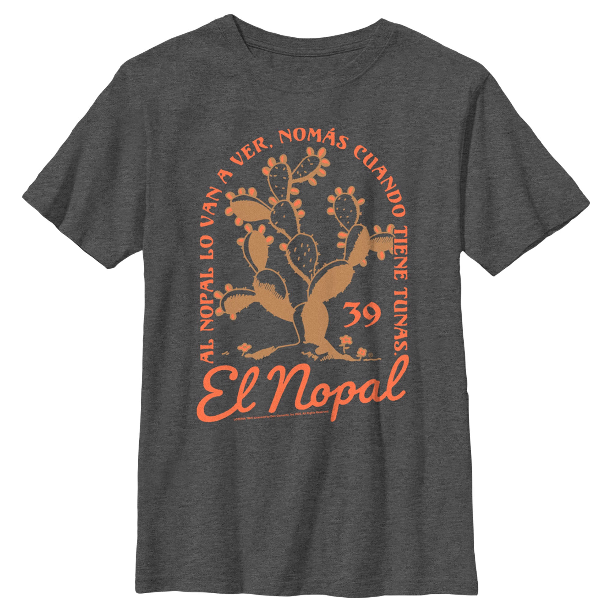 Boy’S Loteria El Nopal Card Number 39 T-Shirt