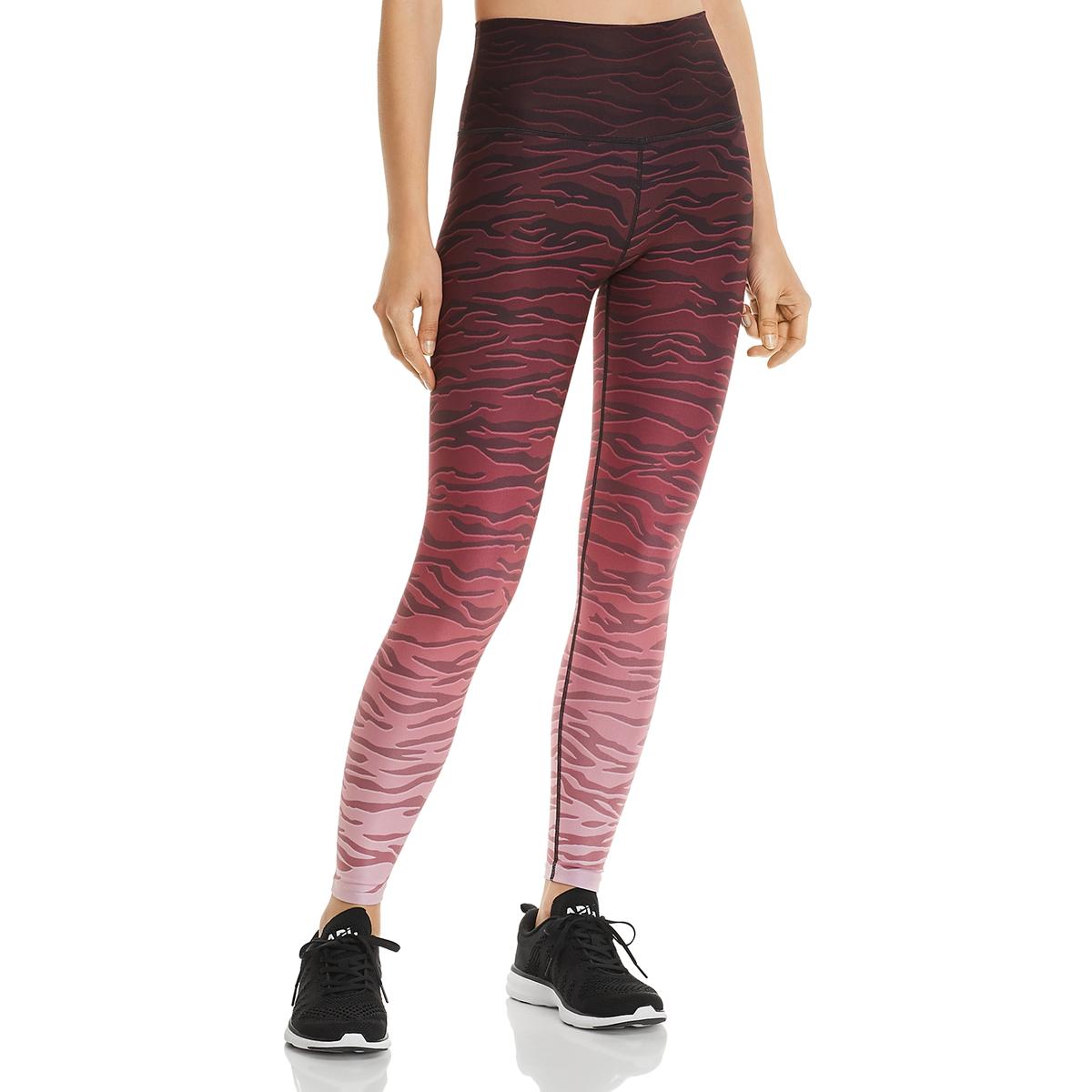 Womens Animal Print Ombre Leggings