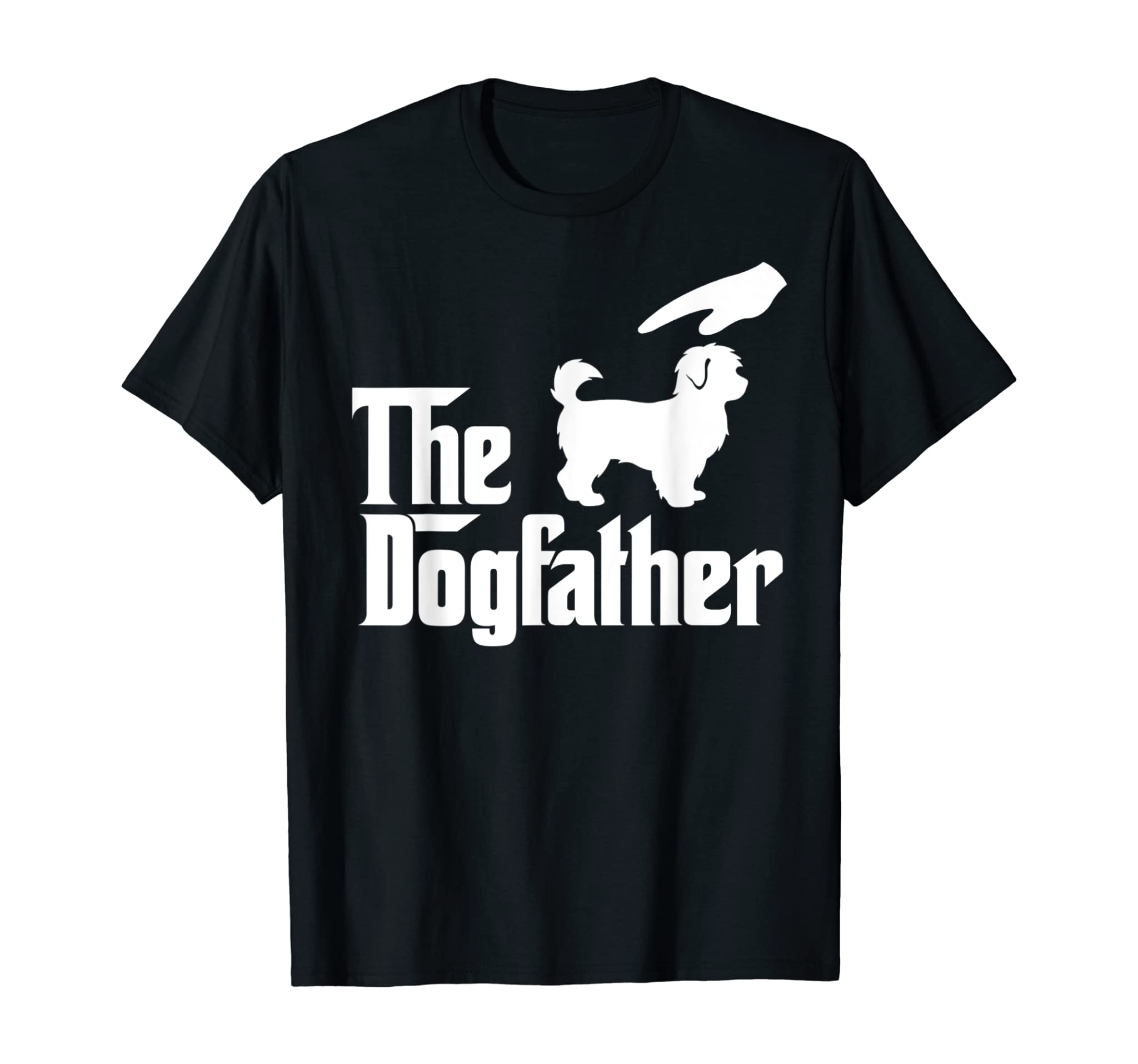 Maltipoo The Dogfather Gift For Father Funny Dog T-shirt