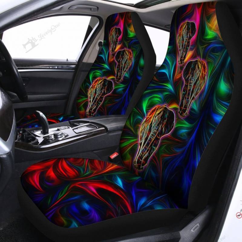 BIH0313 Elephant Light Color Car Seat Covers