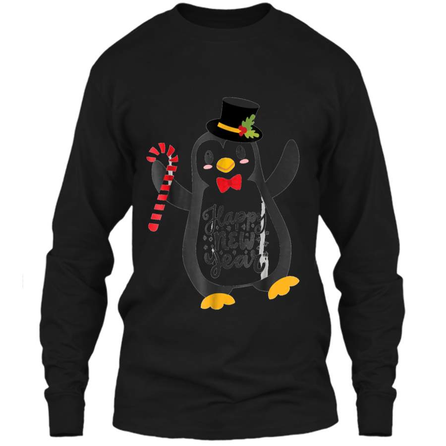 Lovely Penguin Happy New Year 2019  LS Ultra Cotton Tshirt