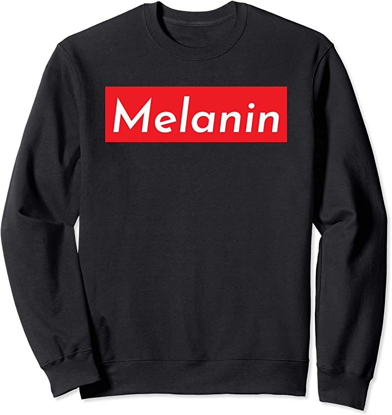 Black History Melanin Red Line Sweatshirt