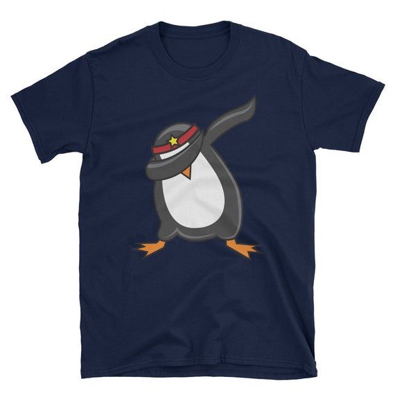 Dabbing Penguin T Shirt Dab Dance Bird Funny Gifts Tee