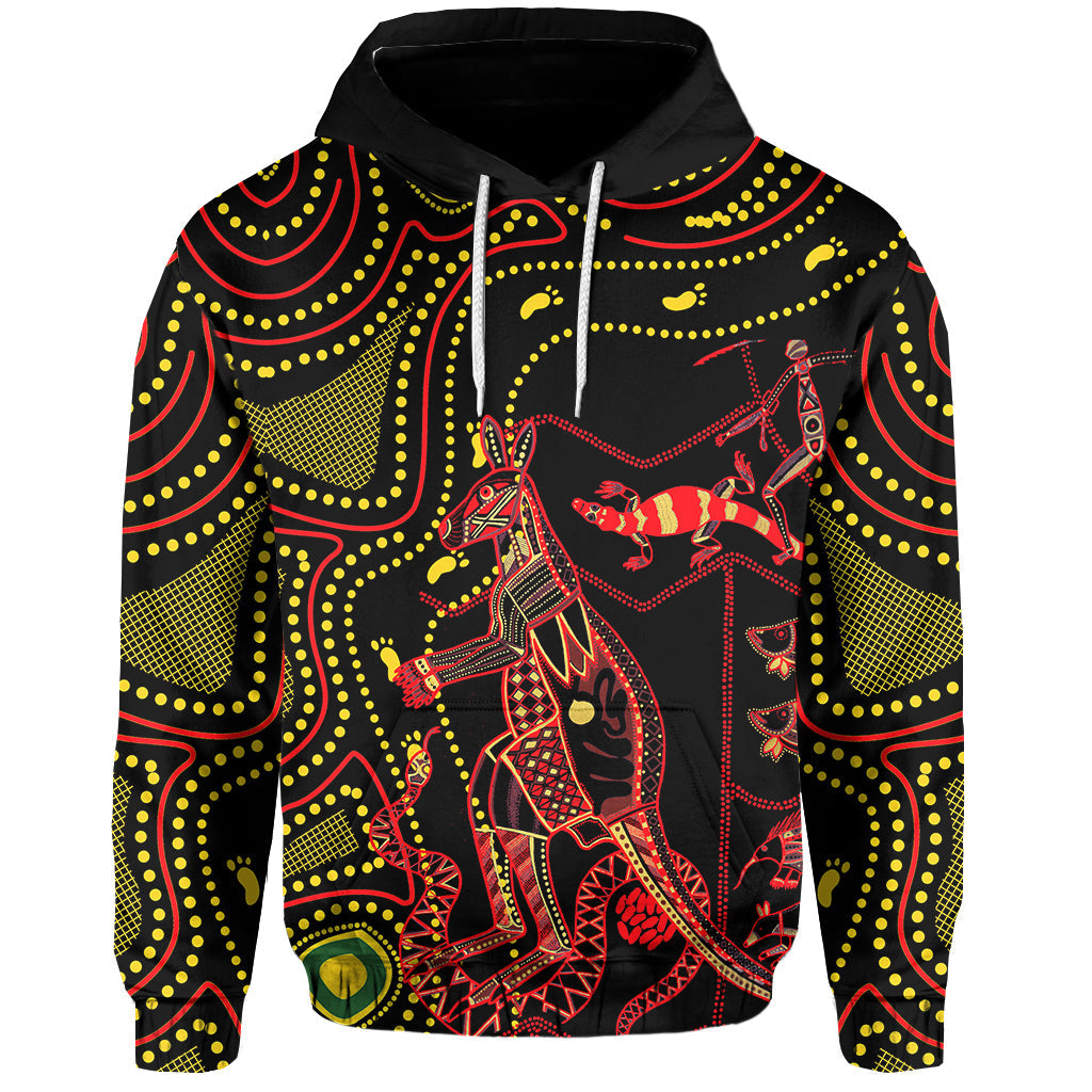 (Custom Personalised) Aboriginal Hoodie Animal Australia