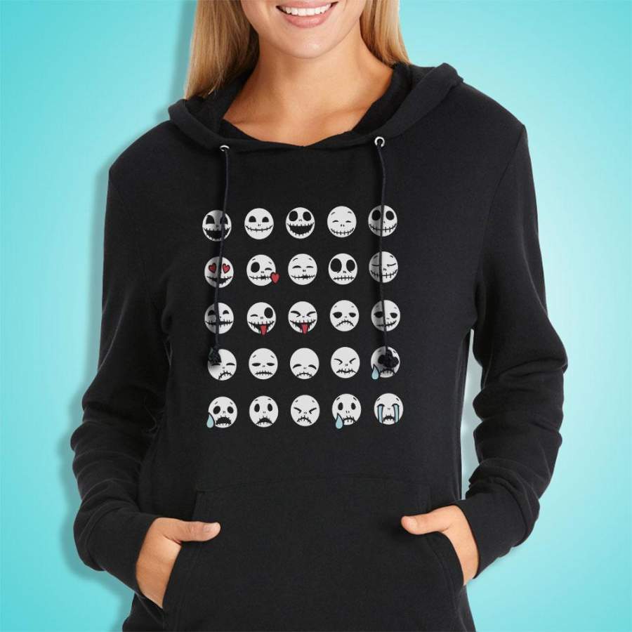Jack Nightmare Emoticons Women’S Hoodie