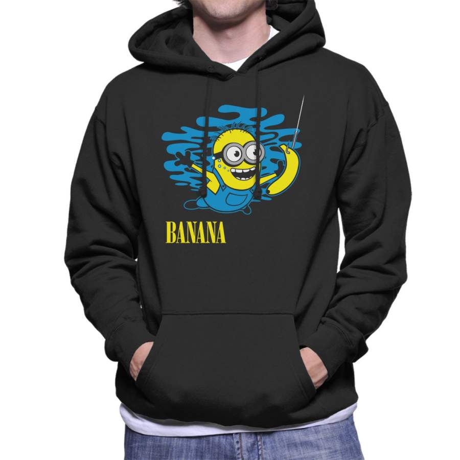 Minion Banana Nirvana Despicable Me Men’s Hooded Sweatshirt
