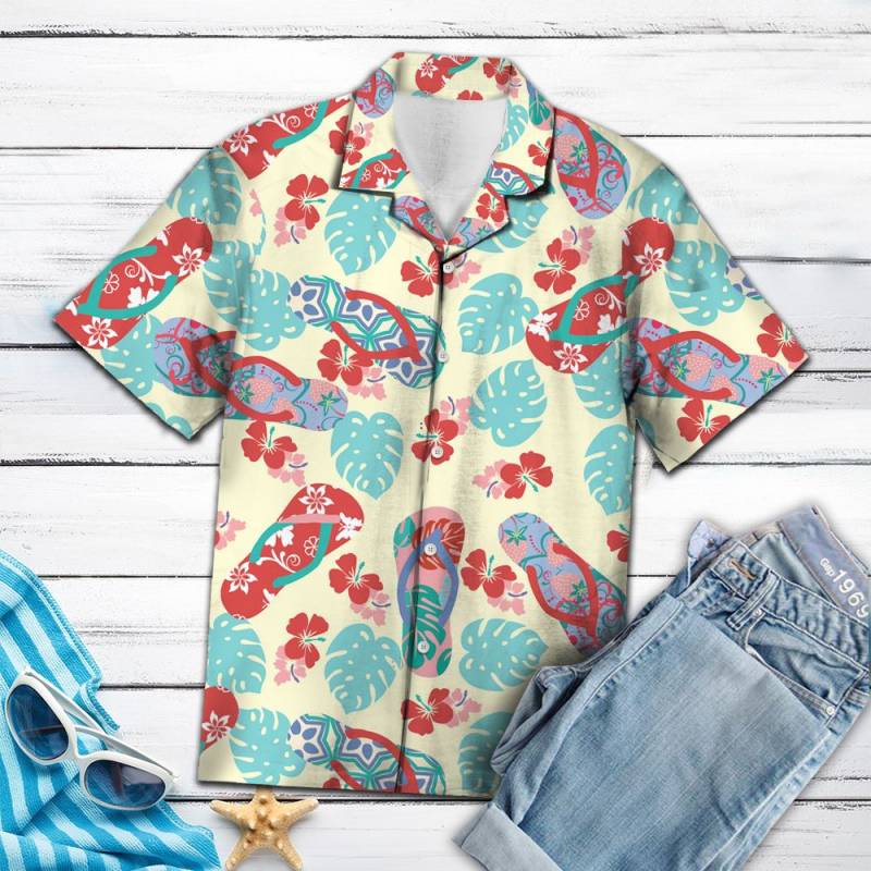 Tropical Pattern Hawaiian Shirt Ha75870