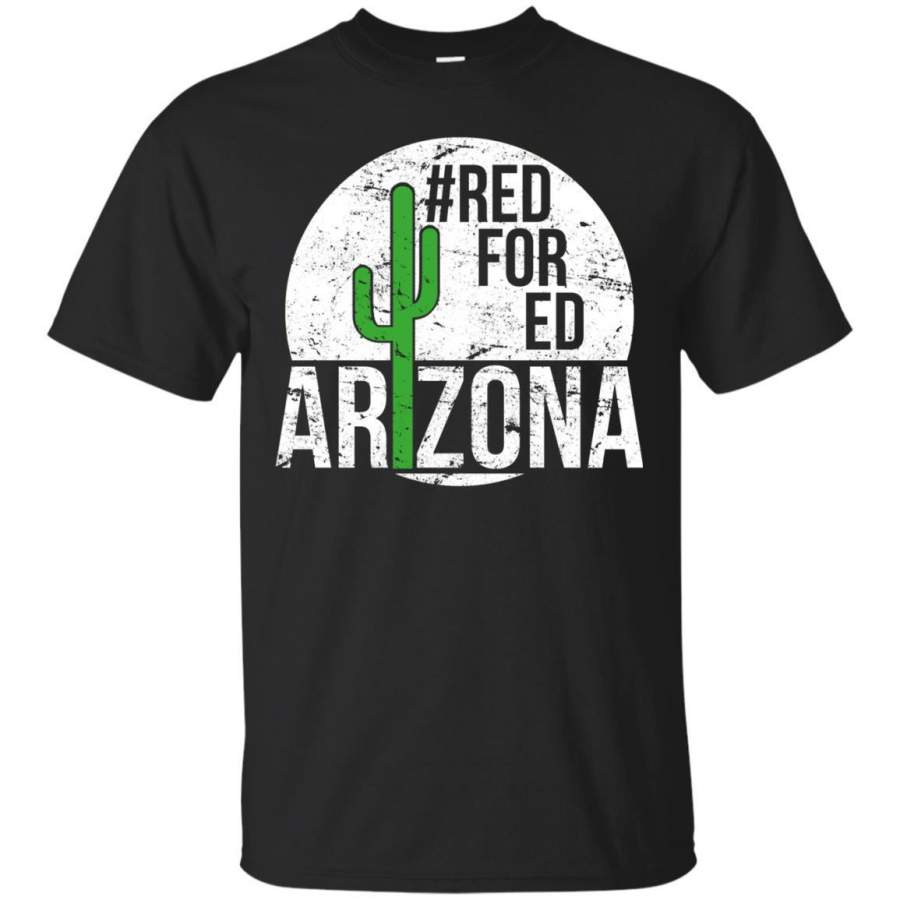 Vintage Red For Ed Arizona – Teacher Protest T-Shirt