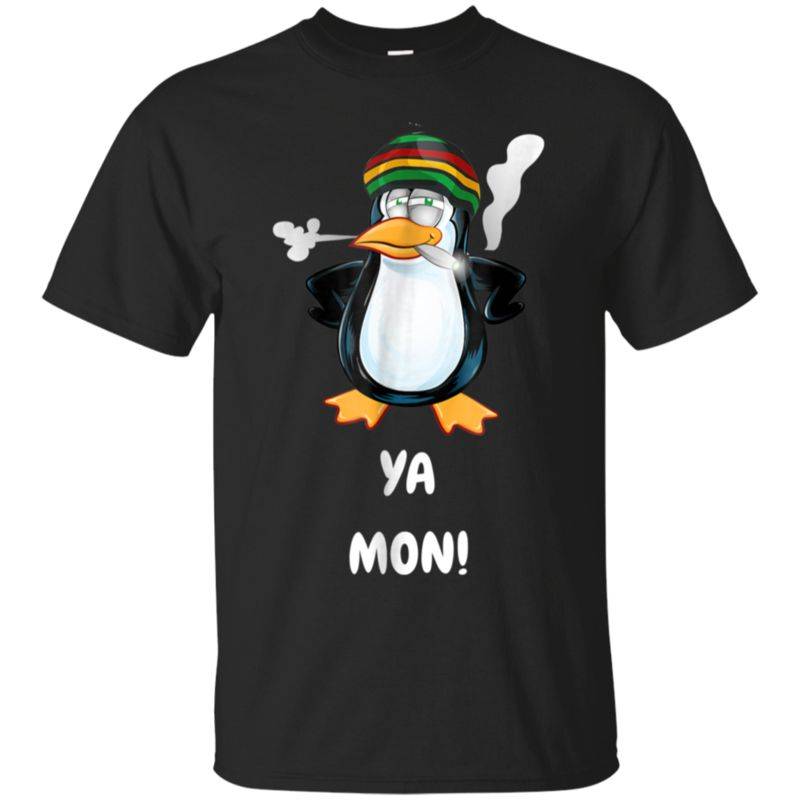 Ya Mon Funny Jamaican Smoking Penguin Shirt