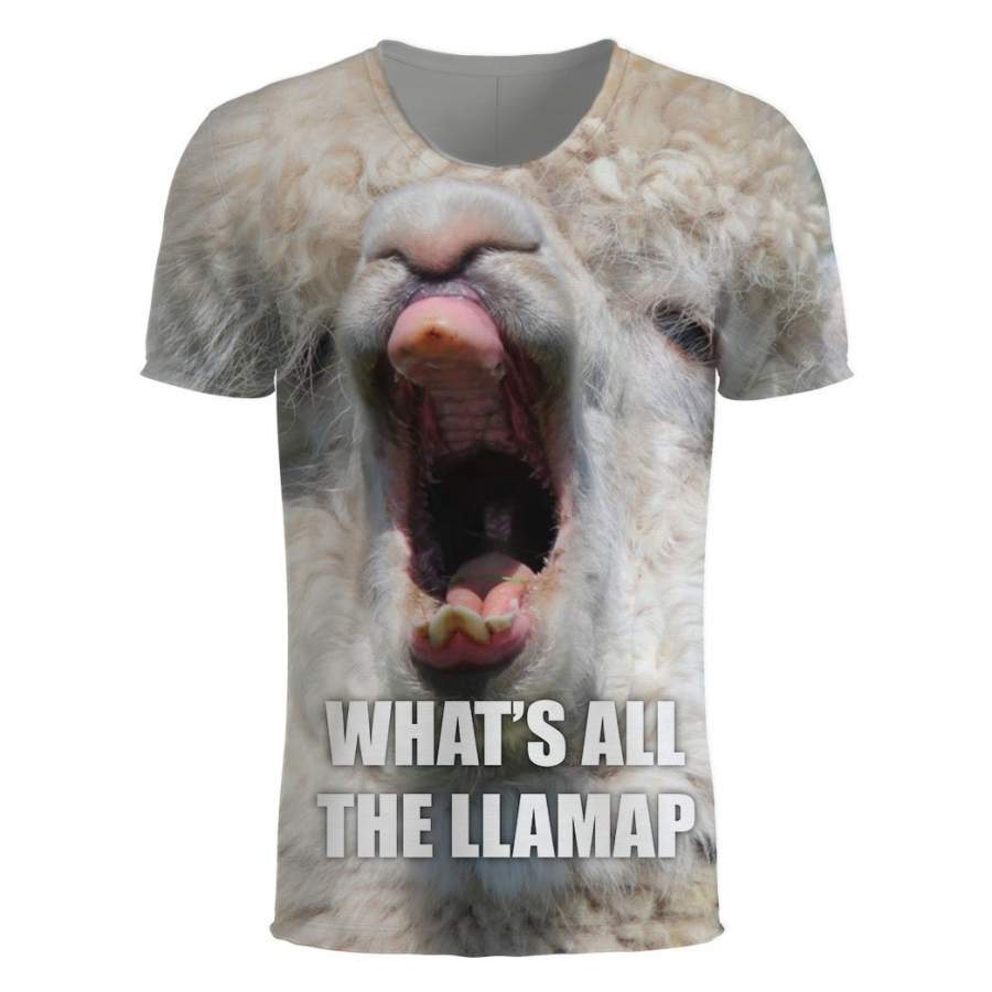 3D All Over Print Llama  Funny Shirt