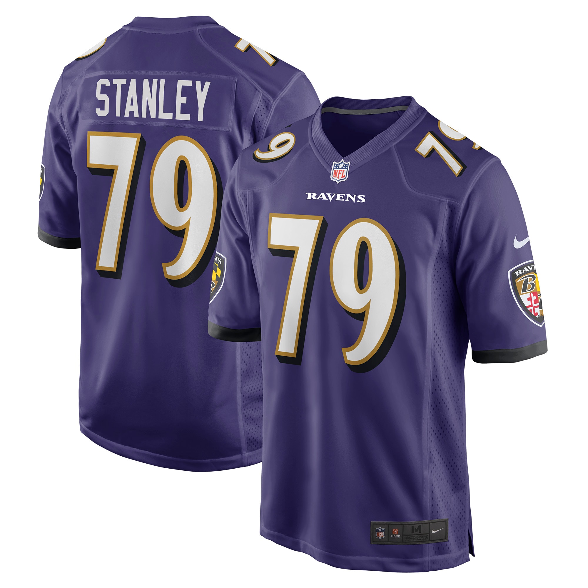 Ronnie Stanley Baltimore Ravens Game Jersey – Purple