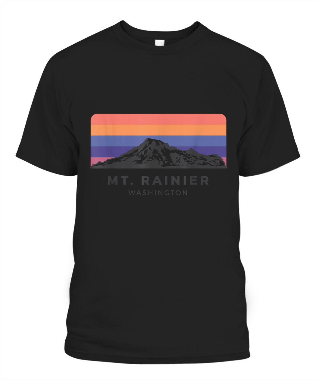 Vintage Mt Rainier Sunrise Edition Customize Any Ideas, Personalized T-shirt, Hoodie Adult, Kid, Unisex