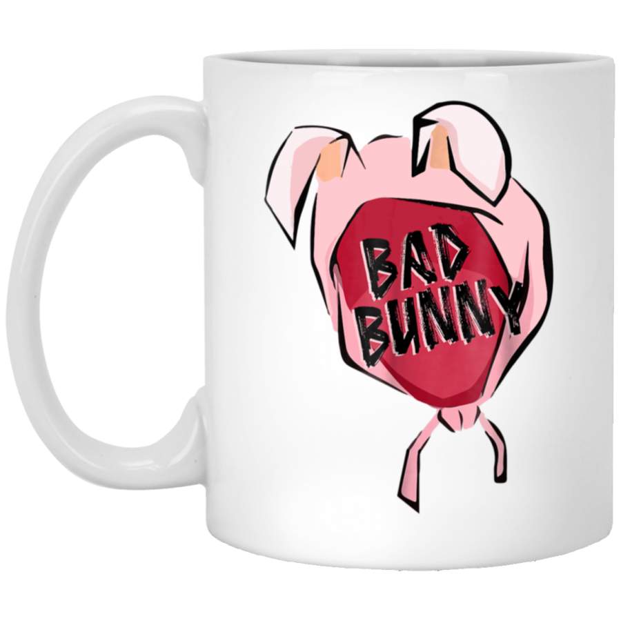 Rabbit Bad Bunny Mug 11 oz. White Mug