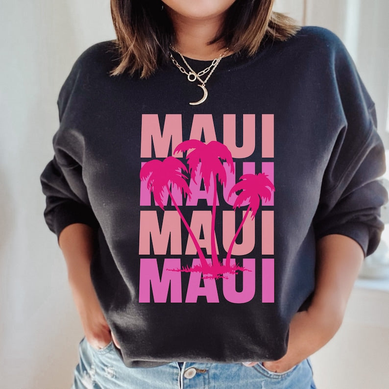 Pray For Maui Sweatshirt, Hurricane Dora Relief, Hawaii Lahaina Maui, Maui Wildfires, Maui Strong Support For Hawaii Fire Victims Sws2037