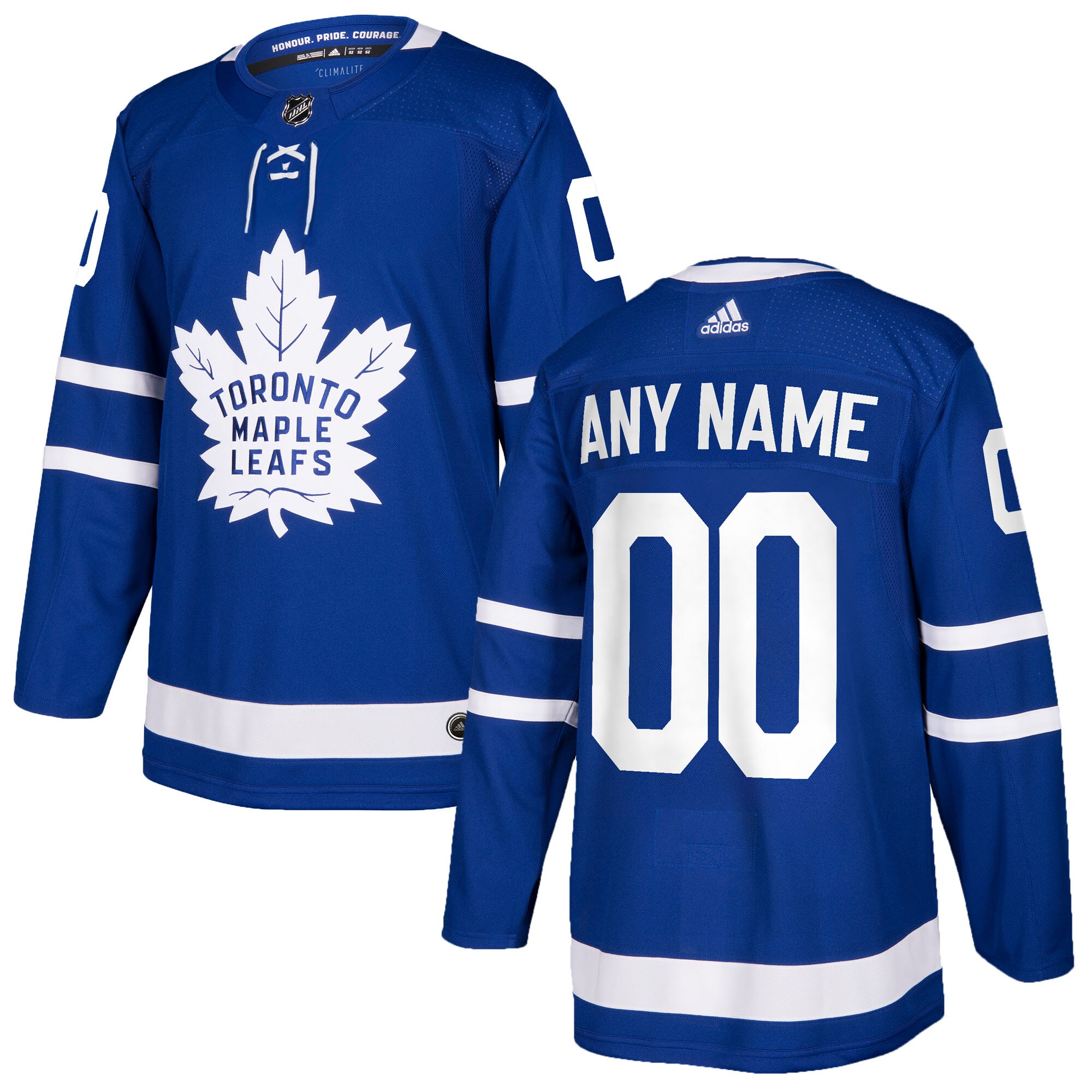 Toronto Maple Leafs Authentic Custom Jersey – Blue