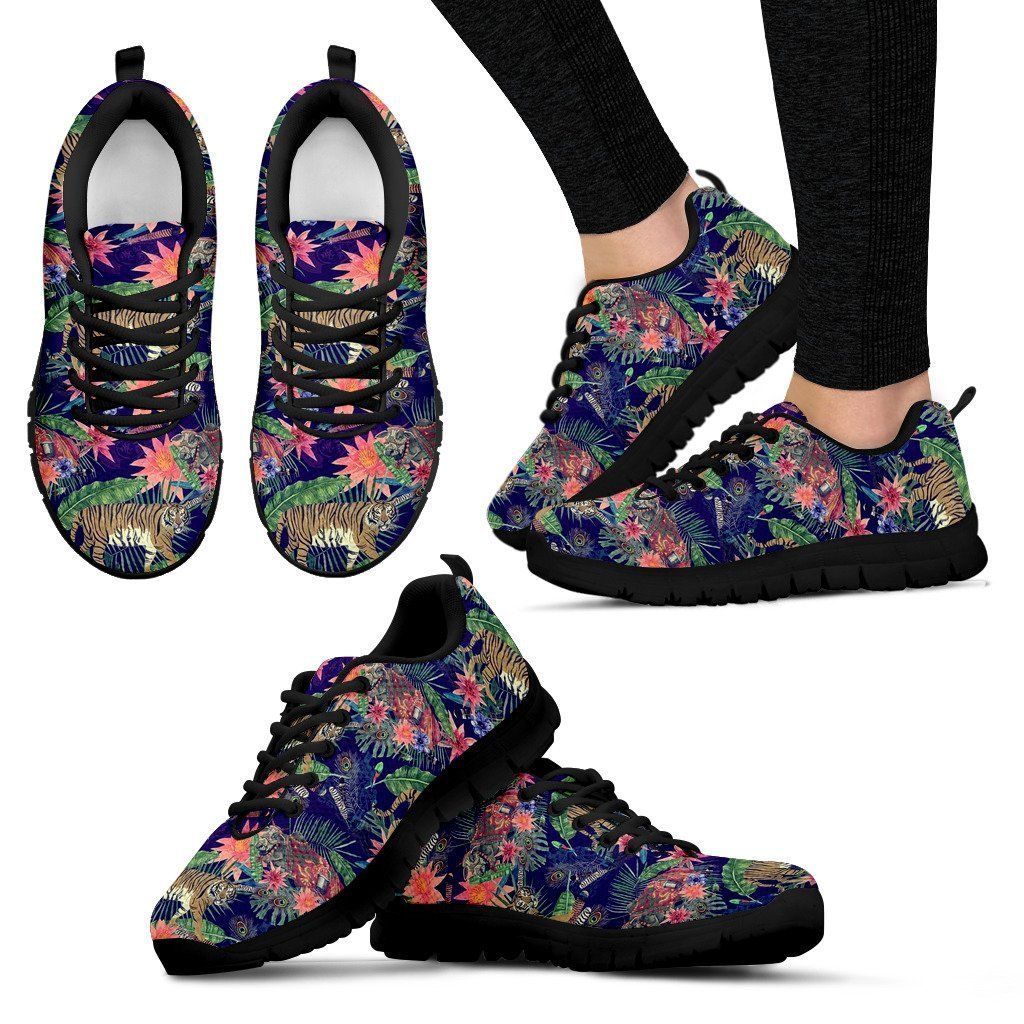 Tropical Tiger Sneakers Shoes