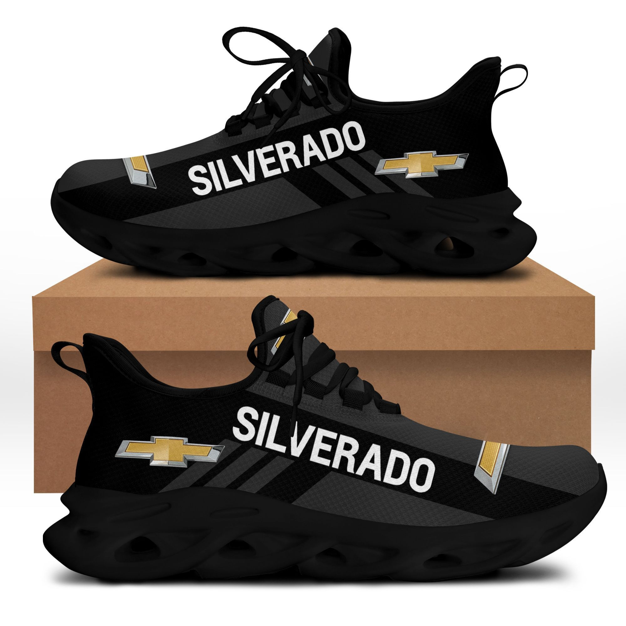 Chevrolet Silverado Bs Running Shoes Ver 1 (Black)