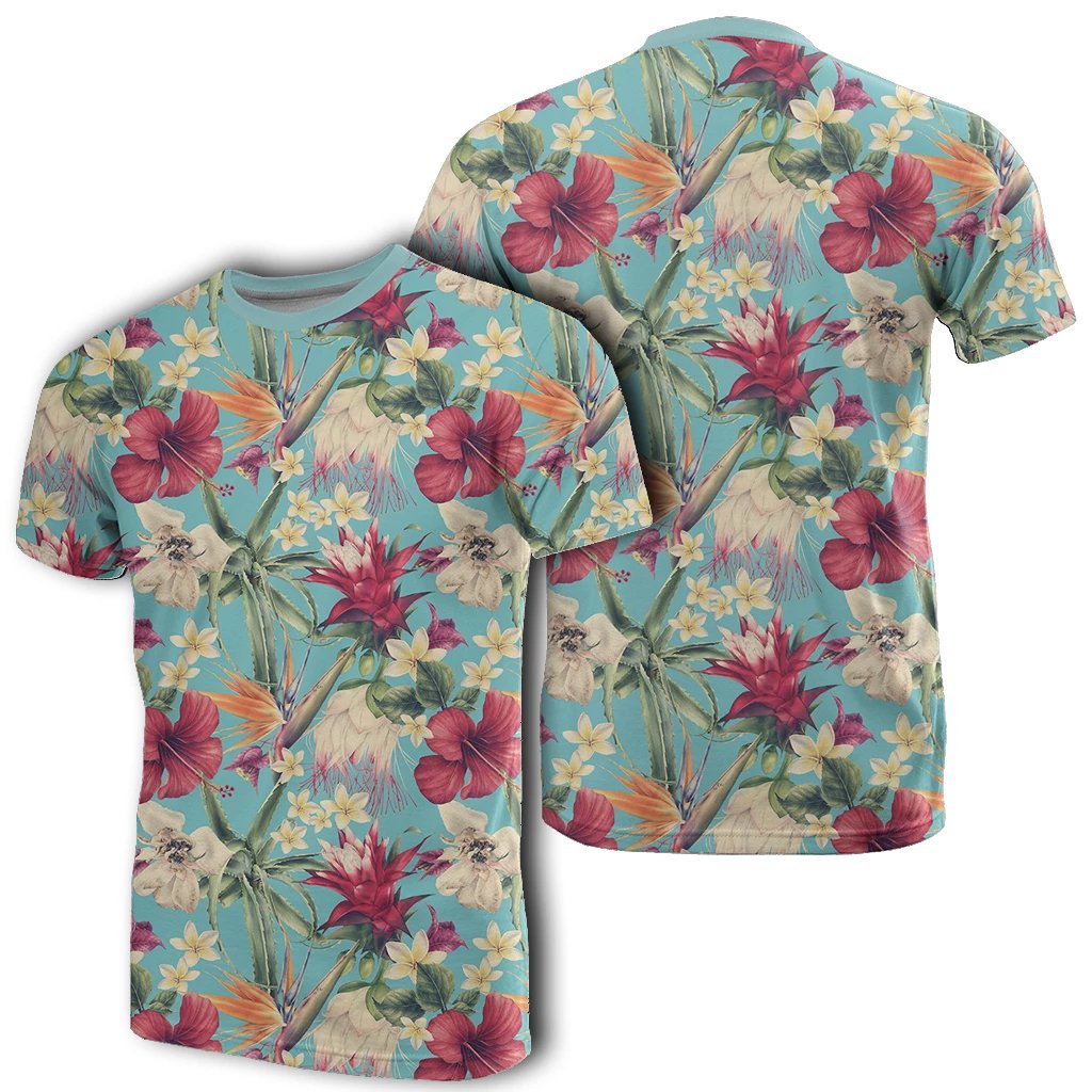 Hawaiian Seamless Floral Pattern With Tropical Watercolor Ah Ha93319