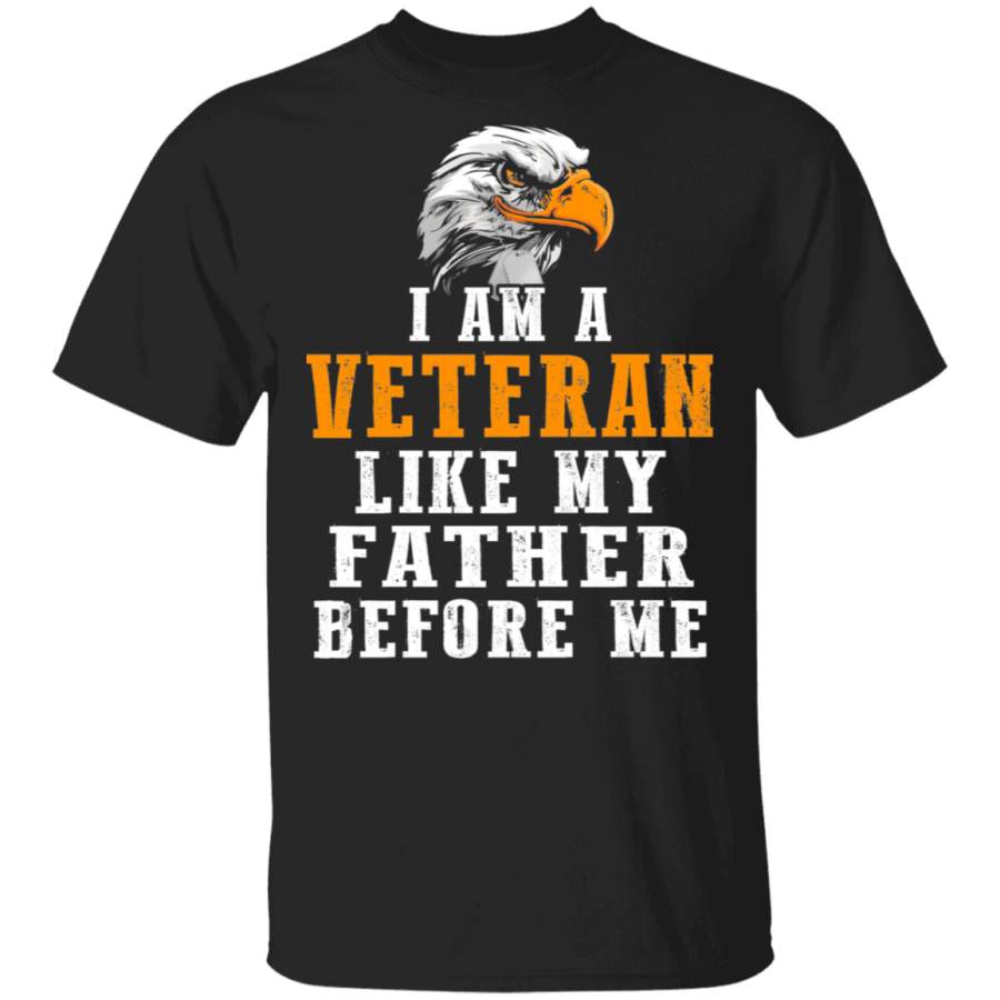 Veteran Like My Father Before Me Father’s Day Tshirt