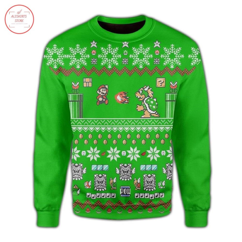 Nintendo Super Mario Ugly Christmas Sweater – Diosweater