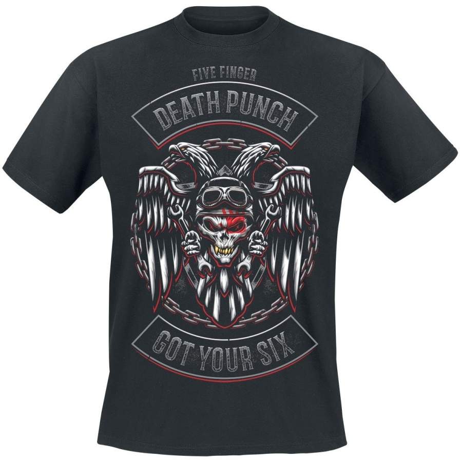 Biker Badge Five Finger Death Punch T-Shirt