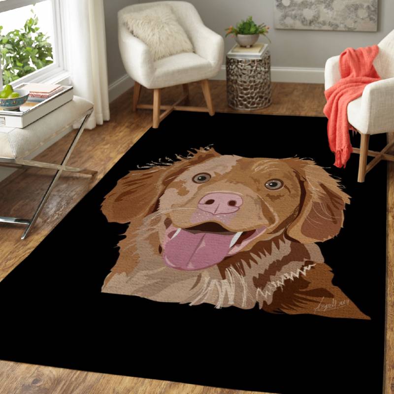 Golden puppy – Animals Area Rug Carpet