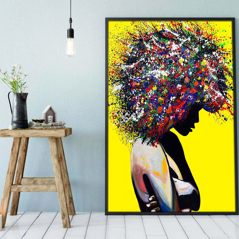 South Africa Custom Canvas Prints Trendy African Poster Print Afro Queen African King Elegant Canvas Room Decor