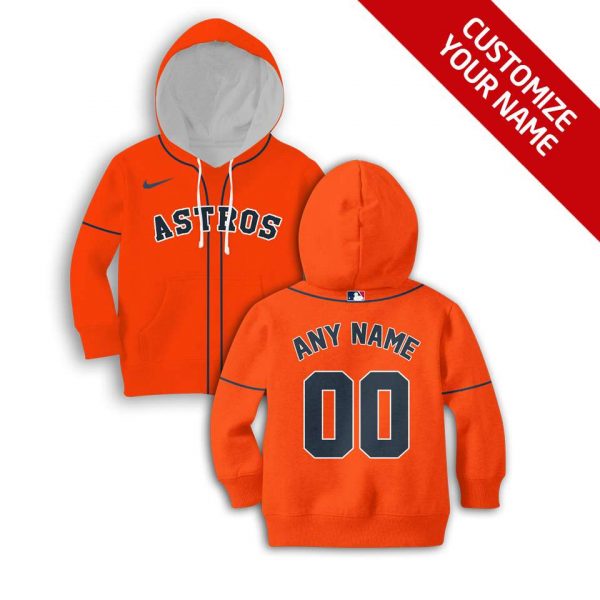 Houston Astros Personalized Unisex Kid Hoodie All Over Printed Unisex Kid Hoodie Us Size