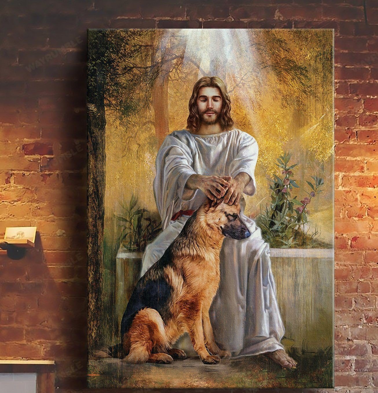 God Blesses For German Shepherd Dog Poster Canvas Home Decoration Christmas Gifts For Men Women – Gigo Smart