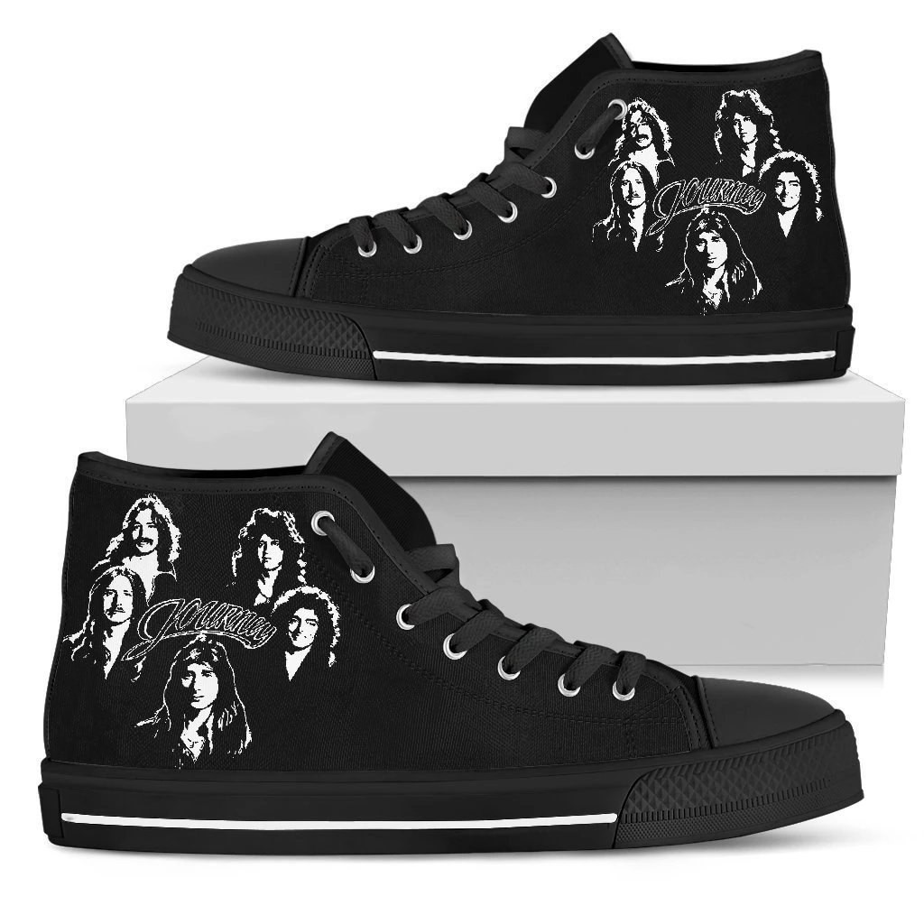 Journey Band Sneakers High Top Shoes &hellip;