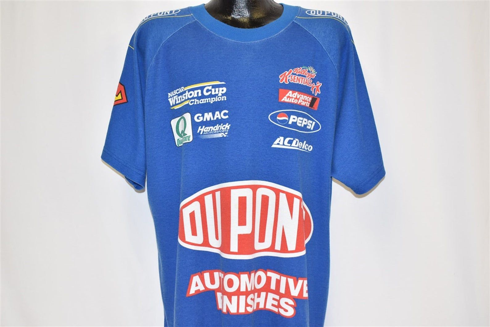 90S Jeff Gordon Dupont Superman Nascar Champ T-Shirt Extra