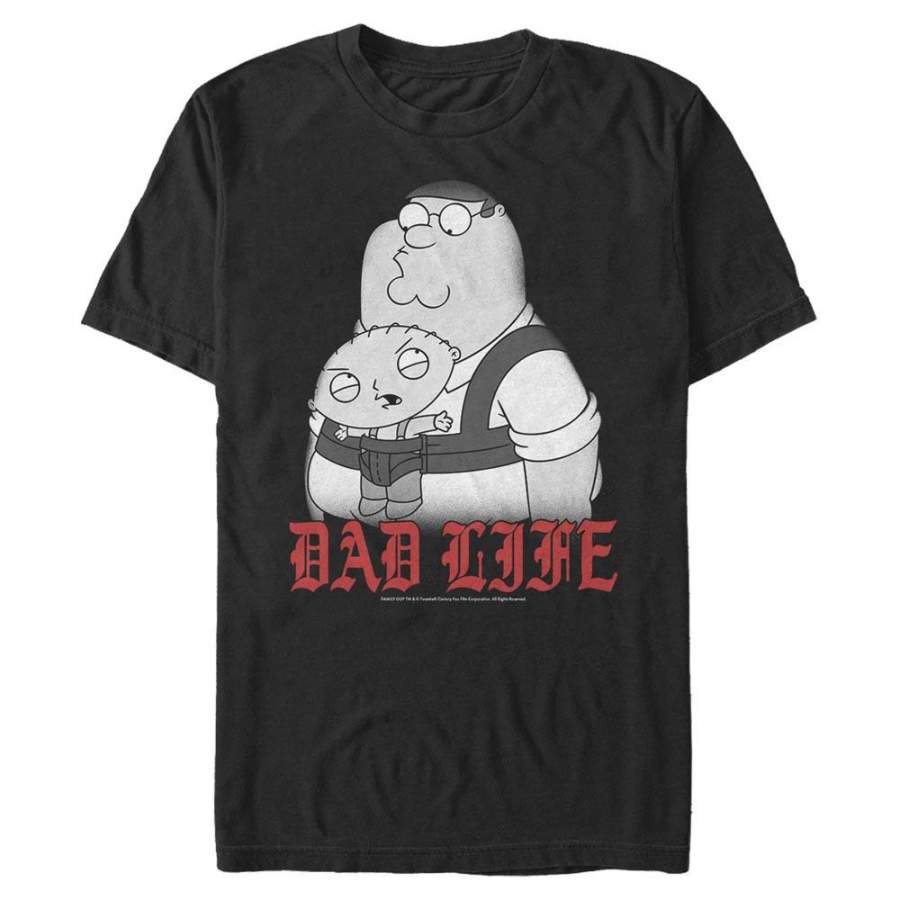 Family Guy Men’s Father’s Day Dad Life Peter & Stewie  T-Shirt