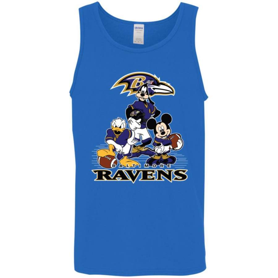 Mickey Mouse Baltimore Ravens American Football Nfl Sports