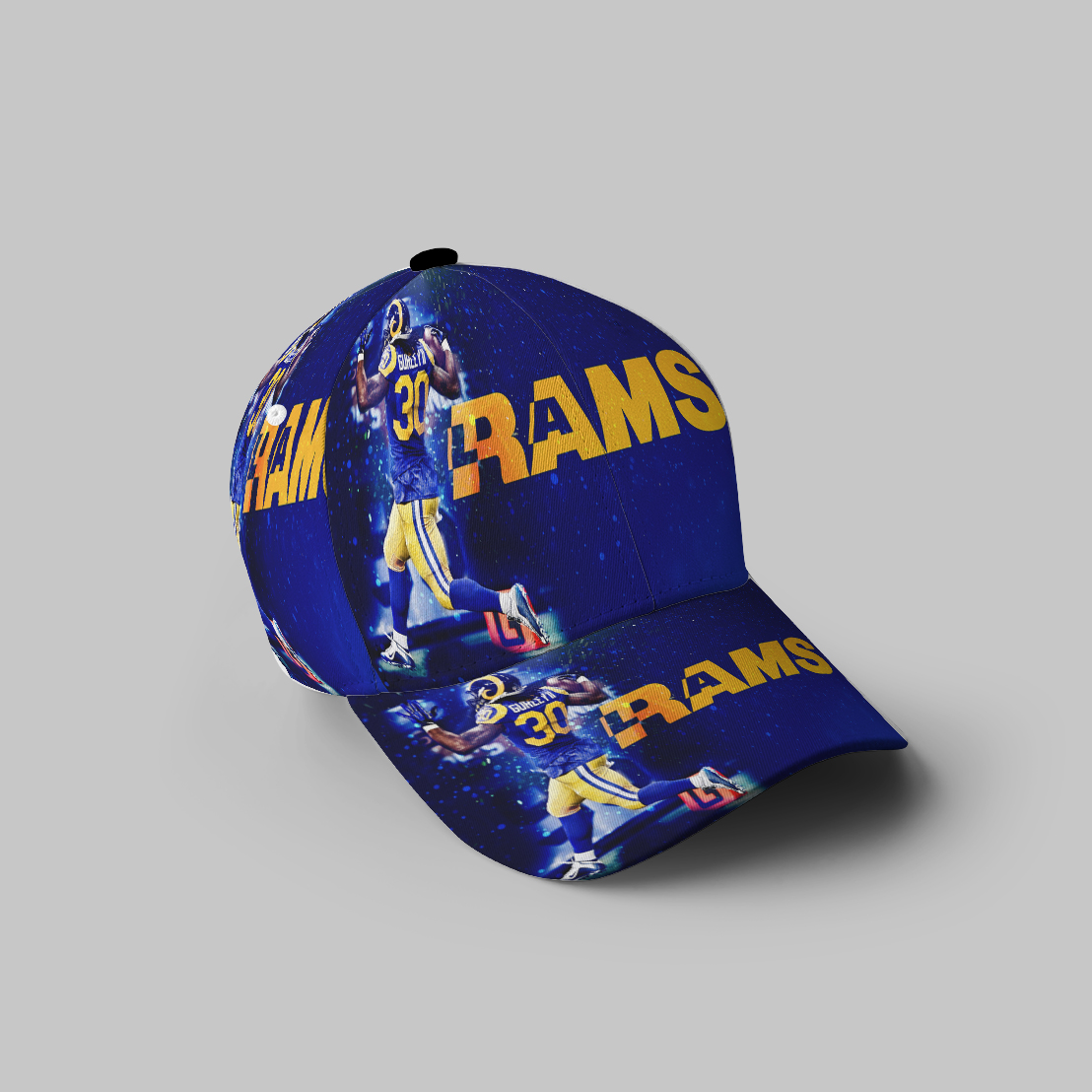 Los Angeles Rams Todd Gurley1 3D Printing Baseball Cap Classic Hat