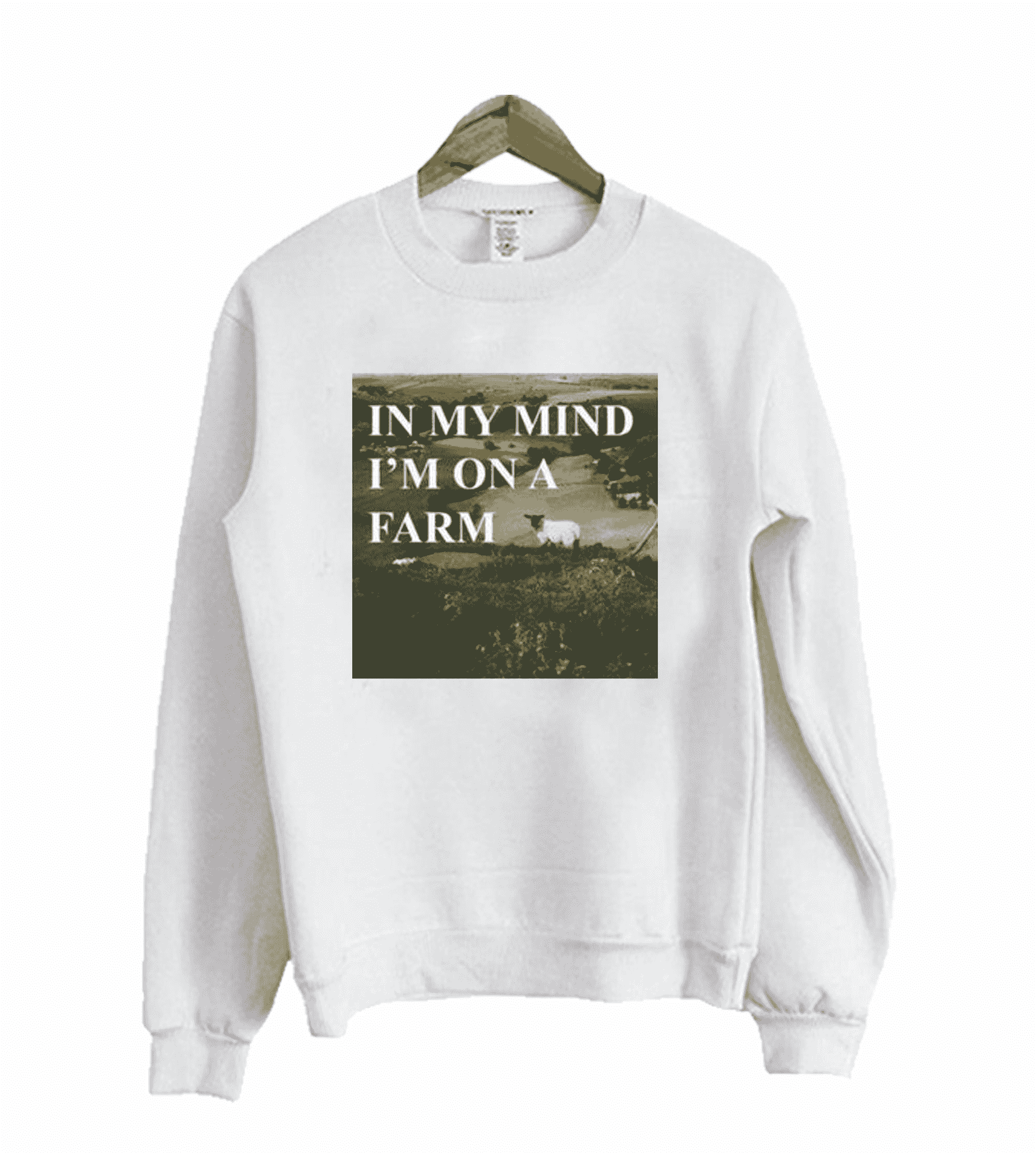 In My Mind I Am On A Farm Sweatshirt Sweater