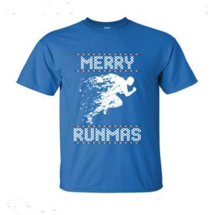 AGR Merry Runmas Ugly Christmas Sweater – Ultra-Cotton T-Shirt