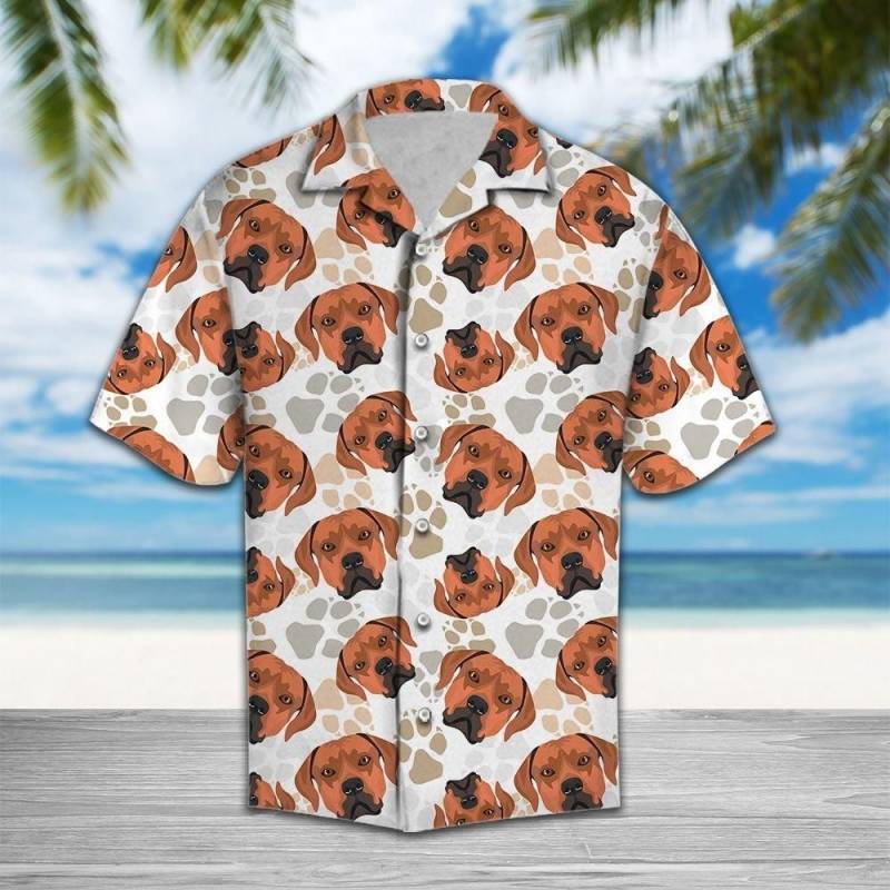 Artsyhomes Cute Rhodesian Ridgeback Hawaiian Ha48041