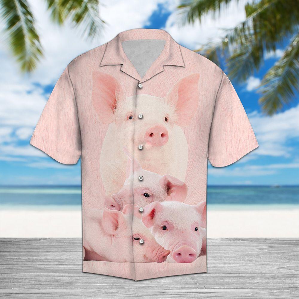 Pig Great Hawaii Shirt For Hawaii Aloha Ha64443