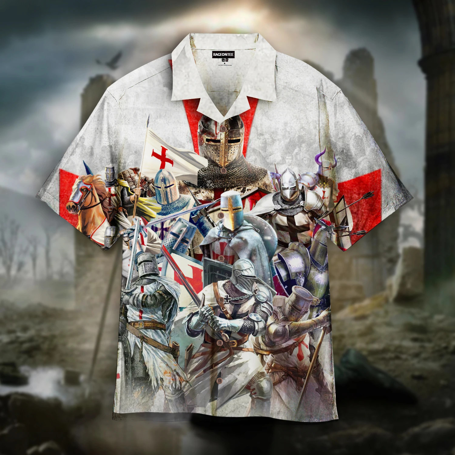 Templar Knight Squad Hawaii Shirt Unisex Adult Ha59599