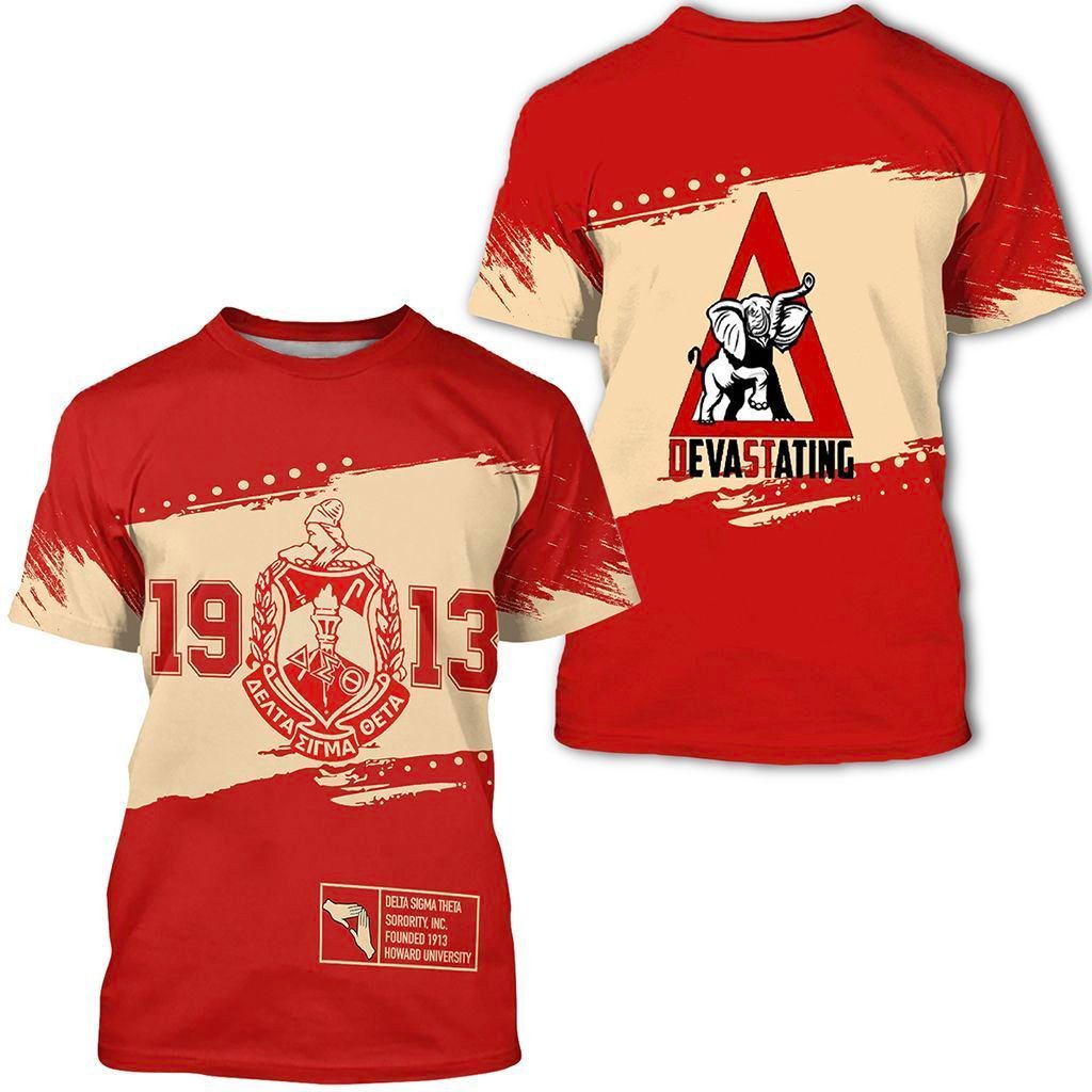 Wonder Print T Shirt – Delta Sigma Theta University T Shirt