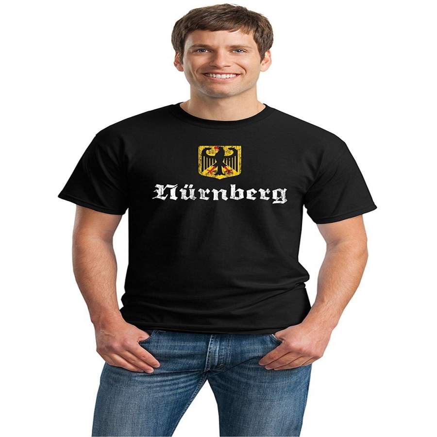 NUREMBERG, GERMANY Adult Unisex Vintage Look T-shirt / German City Bavaria