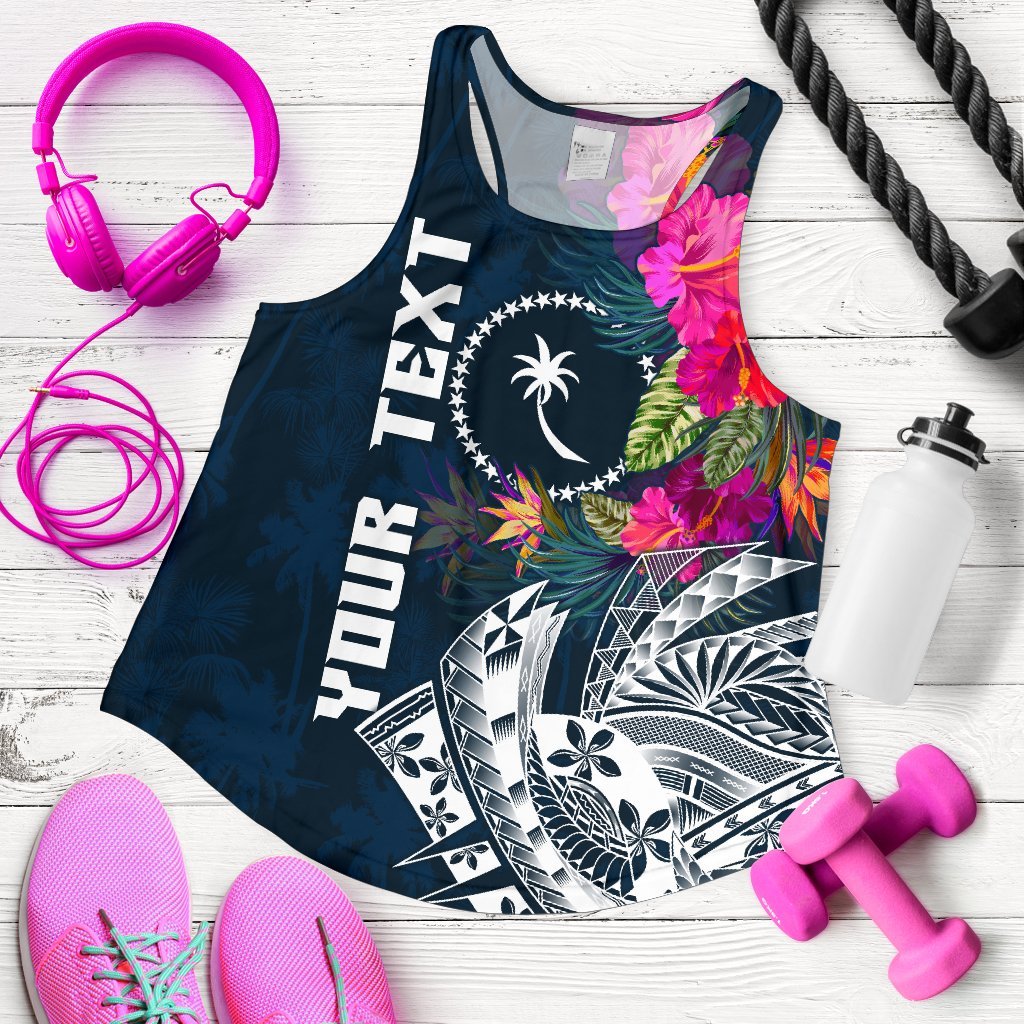 Chuuk Custom Personalised Women’s Racerback Tank – Summer Vibes – BN15