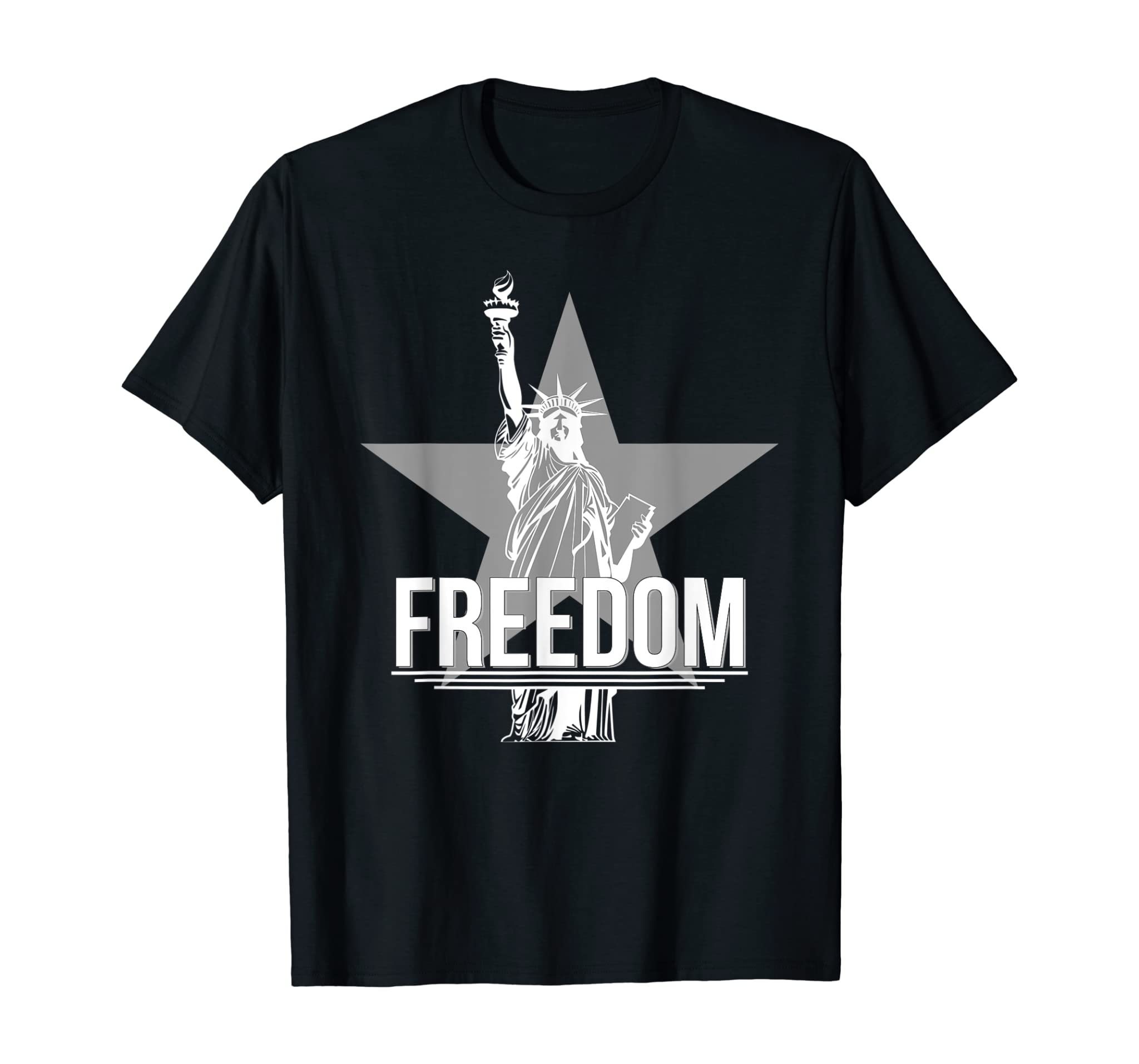 USA Independence Day Statue of Liberty Freedom Women Men T-Shirt