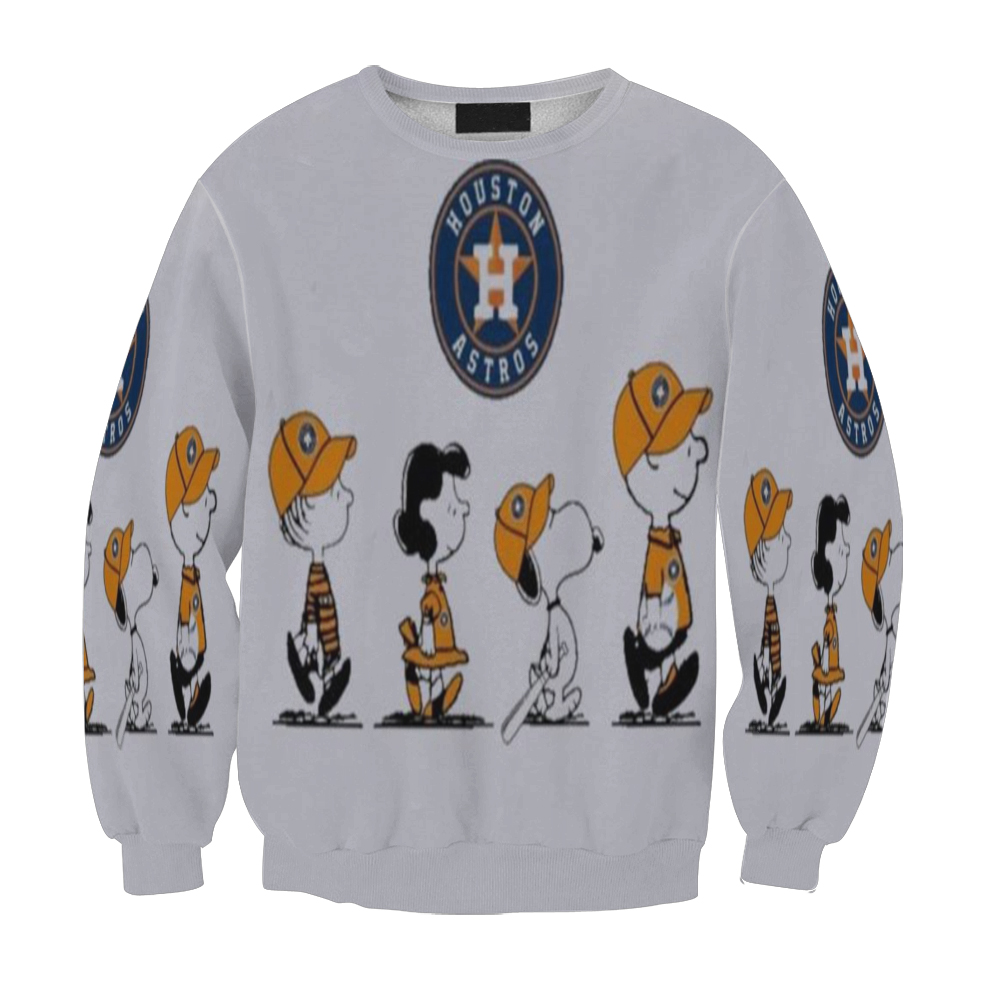 Houston Astros Snoopy And Friend V2 Gift For Fan 3D Full Printing Sweatshirt