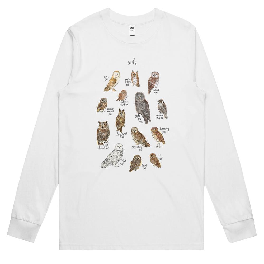 Owls Long Sleeve T Shirts