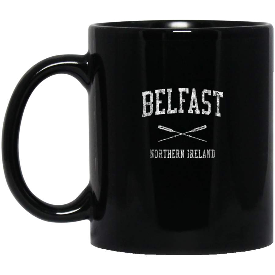 Belfast Northern Ireland Vintage Nautical Sports Design Mug