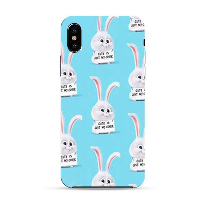 The Secret Life Of Pets Rabbit Pattern iPhone XR 3D Case