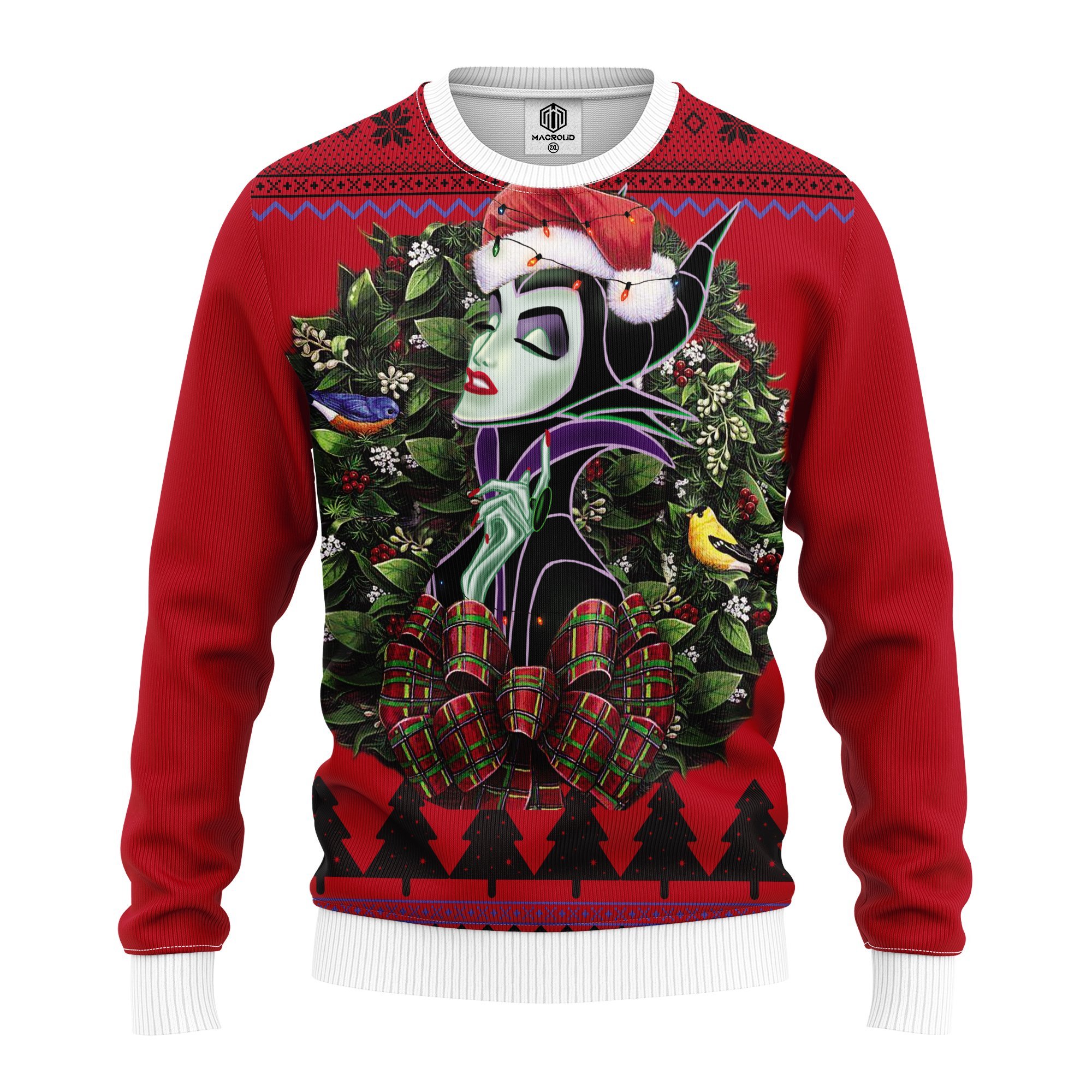 Cartoon Maleficent Noel Mc Ugly Christmas Sweater – thanksgiving gift