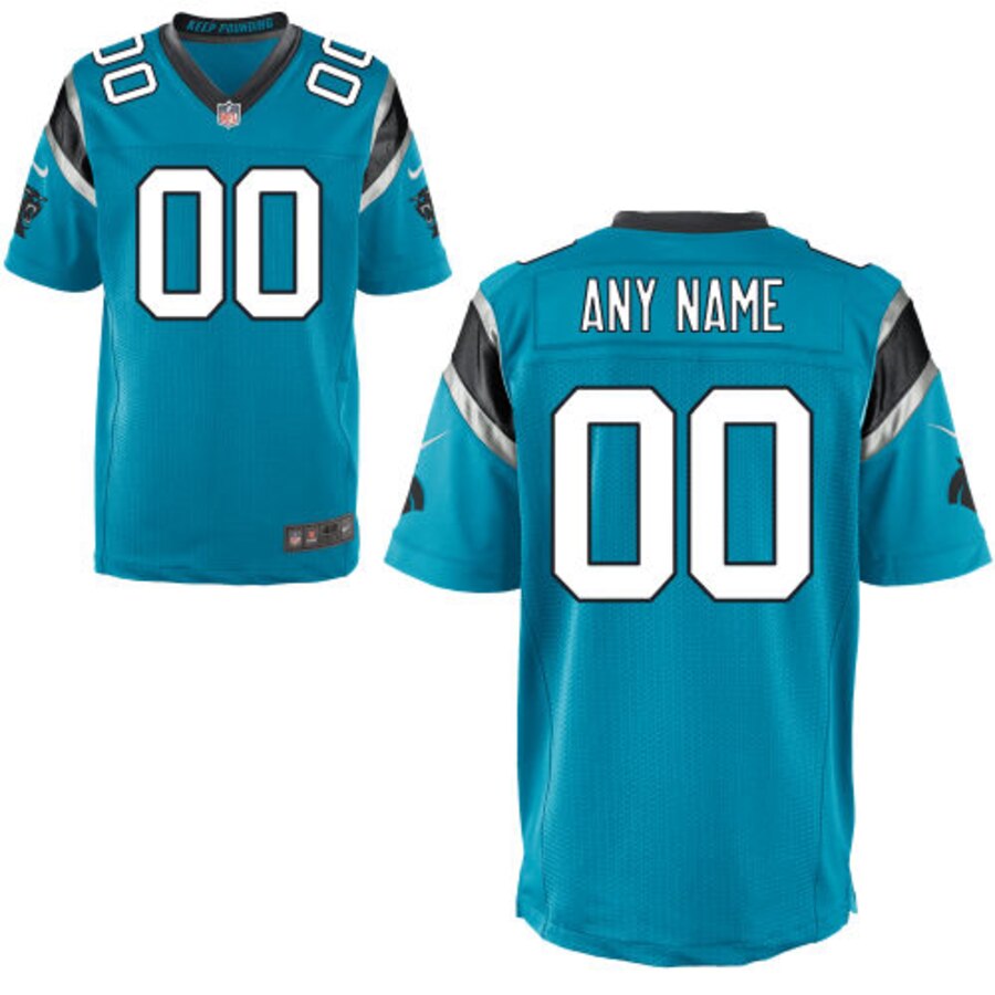 Carolina Panthers Nike Game Custom Jersey – Blue