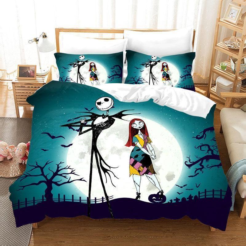 Jack And Sally The Nightmare Before Christmas 3D Print Bedding Set ...